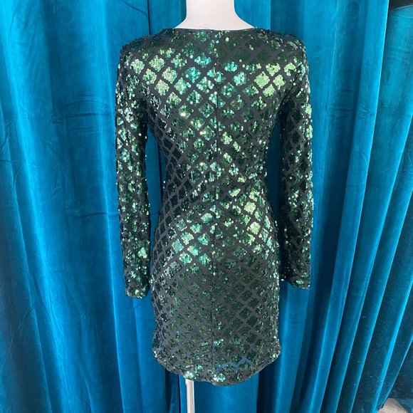 H&M Divided Sequined Party Sheath Dress - Picture 5 of 7